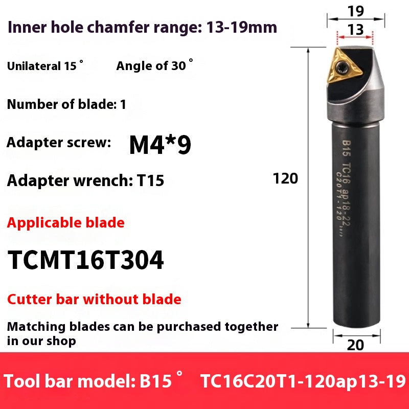 6039 Machining center 15 20 25 30 35 40 45 50 55 60 65 70 75 degree chamfering toolholder TCMT Shandong Denso Pricision Tools Co.,Ltd.